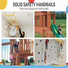 17.3 Inch Playground Handles Monkey Bars Indoor | Metal Grab Handle Hand Grips f