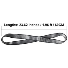 2Pcs 40/60CM Yoga Belts Yoga Hammock Strap Sling Daisy Chain O 23.6IN/60CM