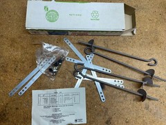 Swing Set Auger Anchors Set Complete Hedstrom Toys R Us NEW Box Vintage
