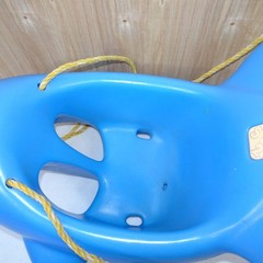 Vintage Step 2 Baby Toddler Blue Dolphin Outdoor Swing Made In USA