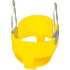 SWING SET STUFF HIGHBACK FULL BUCKET SEAT YELLOW playground fort accessory 0001