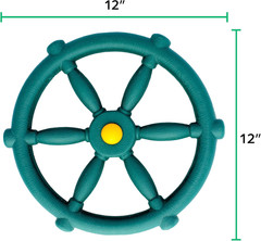 Jungle Gym Kingdom Playground Accessories – Pirate Ship Wheel for Kids Outdoor P