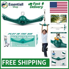 High-Quality 360° Handle Spin Swing – Safe and Durable Outdoor Toy, Green