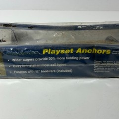 New Factory Sealed 2 Pack Playstar PlayAction PS 7690 Playset Anchors Kit Black