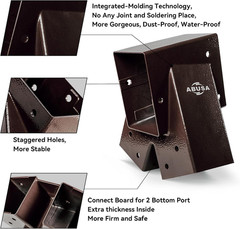 ABUSA Heavy Duty Swing Sets Brackets Including 2 Bronze A-Frame Swing Set Bracke