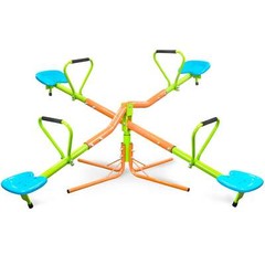 Toddler Island 360-Degree 4 Seater Swivel Seesaw, Ages 3 to 9