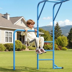 HOWMOW Monkey Bars for Backyard with Tumble Bars Stand Alone Climbing Frame Kid