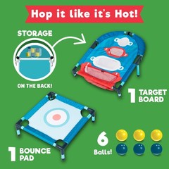 – Family Hop Shot – Outdoor Active Family Game – Dexterity On The Go Challeng…
