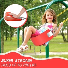 Comfortable Outdoor Swing Seat for All Ages – 250LB Capacity, Quick Install