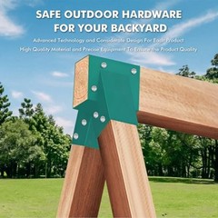 A-Frame Swing Set Bracket Kit – 2-Piece Wood Hardware for Outdoor Playgrounds &