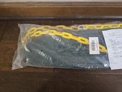 Gorilla Playsets 04-0039-G/Y Extreme-Duty Swing Belt with Green/Yellow Chain