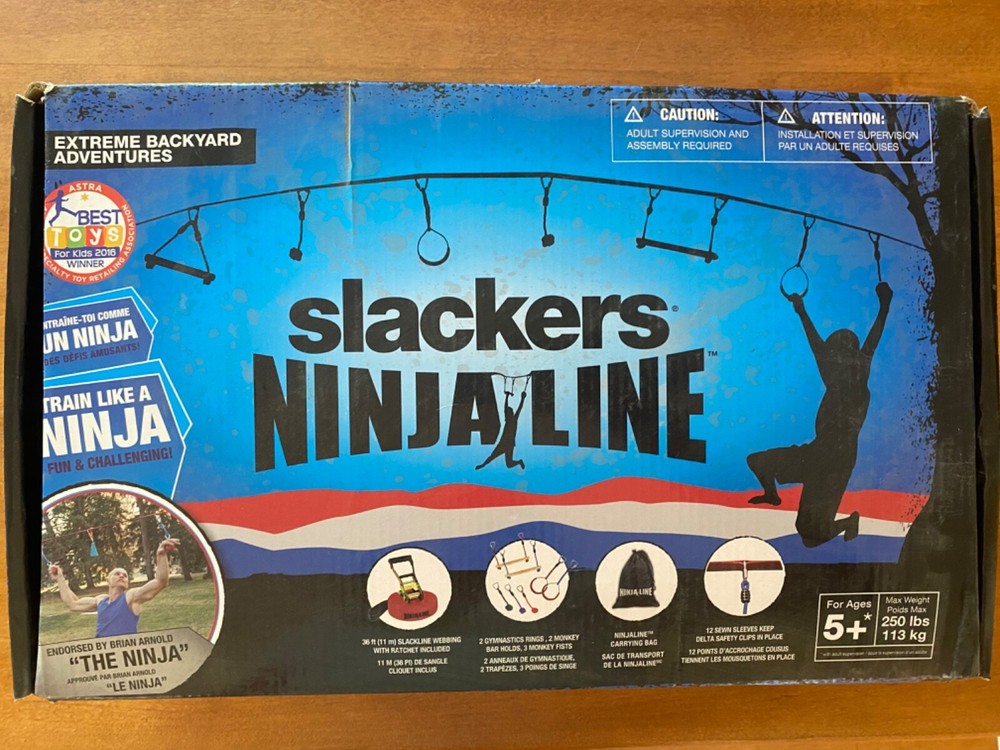 Slackers NinjaLine 36′ Intro Kit, Opened