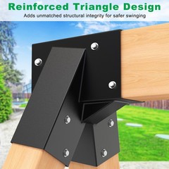 Heavy-Duty Swing Set Brackets – A-Frame Swing Set Hardware Kit with Mounting …
