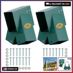2 Swing Set Brackets for Swing Set A-Frame Heavy Duty with All Mounting Hardware
