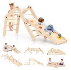 Climbing Toys for Toddlers, Upgrade Wooden Montessori Foldable 12 in 1
