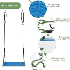 Heavy Duty Swing Seat Non-Slip with Tree Rope Adjustable Swing Set Accessorie…