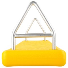 SWING SET STUFF INC. FLAT SEAT WITH 5.5 FT. COATED CHAIN YELLOW playground 0310