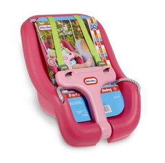 Little Tikes 2-in-1 Snug and Secure Swing, High Back Swing, Magenta
