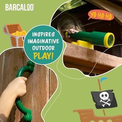 Playground Accessories for Kids Outdoor Playset Kids Telescope, Wheel, Bars