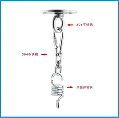 Heavy Duty Swing Spring 700 lb Steel 4.25in x 1.5in Silver 1 Pack