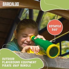 Playground Accessories for Kids Outdoor Playset Kids Telescope, Wheel, Bars