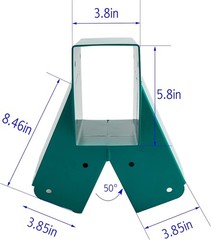 Swing Set Brackets – Heavy Duty Steel Kit, 2 DIY Wooden Swing Hardware Bracket