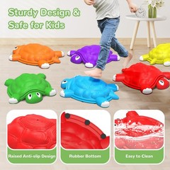 Stepping Stones for Kids 3 4 5 6 7 Year Old, Toddlers Turtle Balance Climbing…