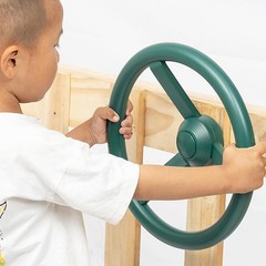Steering Wheel Props Pretend Play Role Playing Simulation Include Mounting