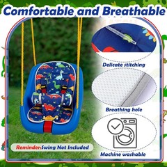 New Swing Seat Hanging Chair Outdoor Baby Toddler Kids Child Tree Play Children
