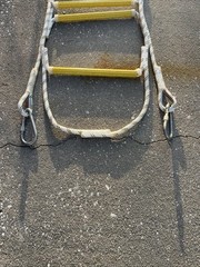 5.9 ft Nylon Climbing Rope Ladder for Kids or Adult Playground Hanging Ladder