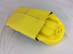 Vintage Kids Plastic Swing with Rope Yellow New