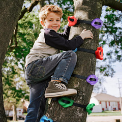 12 Tree Climbing Holds for Kids and Adults Weather Resistant Outdoor Ninja