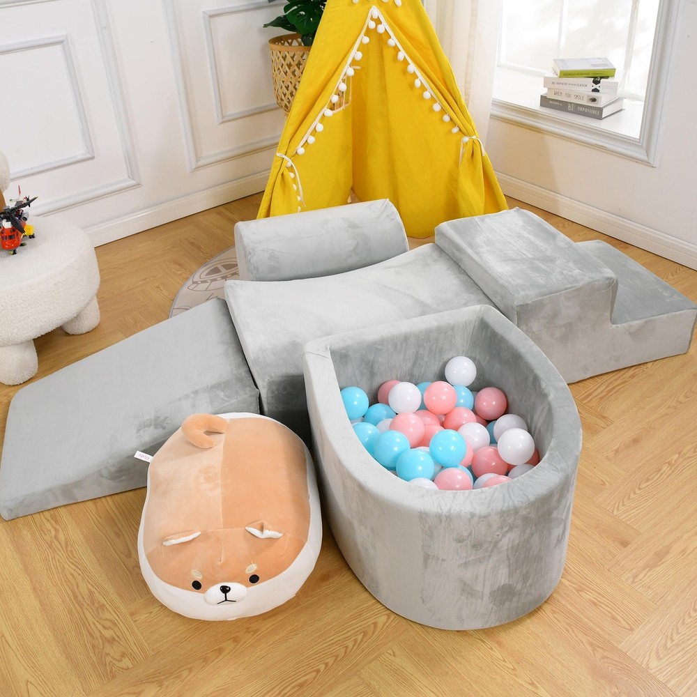 Foam Climbing Blocks for Toddlers 1-3 Inside – Soft Play Climb and Crawl Acti…