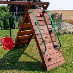 4 Pack Playhouse Ladder Handle 37 Inch Monkey Bars Green Metal Safety Handles…