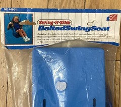 VINTAGE Swing-N-Slide Heavy Duty Swing Seat, Belted Steel Kids Swing – BLUE NEW