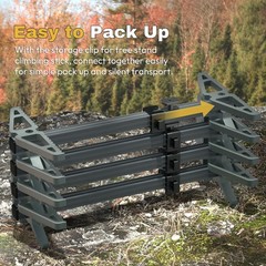 Climbing Sticks, Non-Slip Tree Step Tree Climbing Sticks for Hunting, Lightwe…
