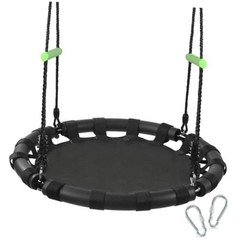 Tree Swing with PP Mat – Durable, Safe, and 24 inches diameter+No Extra Straps