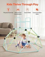 Climbing Dome, 6FT Geometric Dome Climber for Kids, 600LBS Loading 6 FT