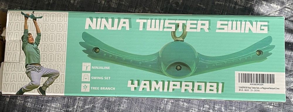 Ninja Twister Swing By Yamiprobi Green 3 Ways To Hang Outdoor Indoor New In Box