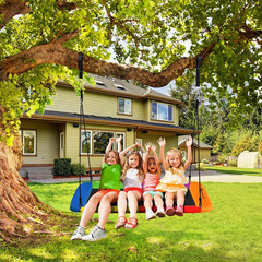 700LBS 60 Inch Giant Platform Tree Swing for Kids and Adults, Indoor/Outdoor Adj