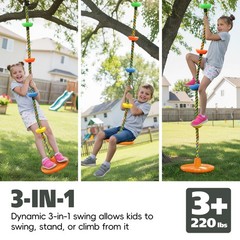 Tree Swing for Rope Swing for Tree Climbing Rope for Heavy Duty Disc Swings f…