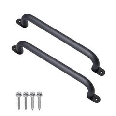 17 Inch Black Playground Accessories Safety Handles Set of 2 – Outdoor Metal …