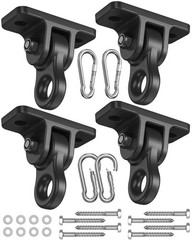 Heavy Duty Swing Hangers, Indoor-Outdoor Hooks, 4-Pack