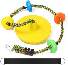 ASTM Approved Kids Climbing Rope Swing with Easy Installation & Accessories