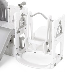 Toddler Double Slides & Swing Set Kids Playset Playground Indoor Outdoor