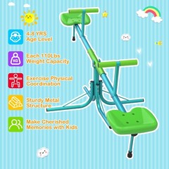 Seesaw Sit and Spin Teeter Totter 360 Swivel Kids Outside Toys Set Rotating NEW