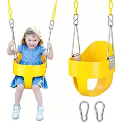 Toddler Swing – High Back Full Bucket Seat for Ages 1-3, 330lb Capacity, Baby…