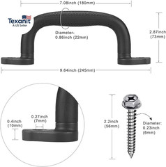 Set of 8 Safety Playground Handles, Swing Set Kids Safety Hand Grips for Playset