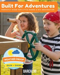 Playground Equipment Bundle Set with Kids Pirate Telescope, Pirate Steering W…