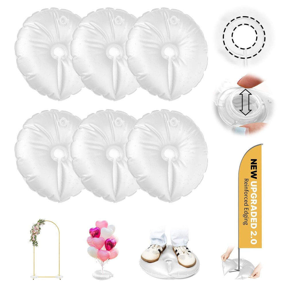 4 Pack Water Weight Bags for Balloon Column Stand And Balloon Arch